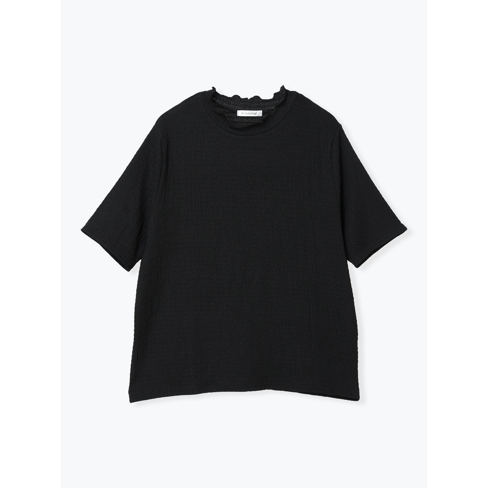 カットシャーリングプチハイネックトップス1