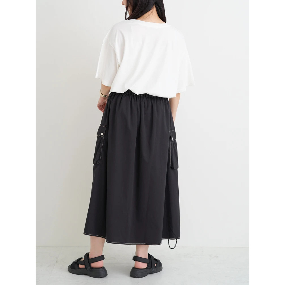 【接触冷感】ハート×ロゴ刺繍Tシャツ10