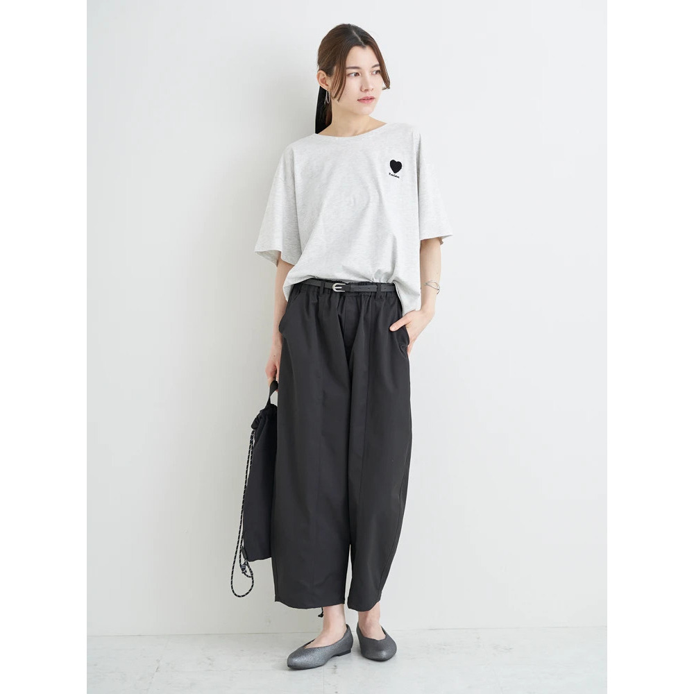 【接触冷感】ハート×ロゴ刺繍Tシャツ16