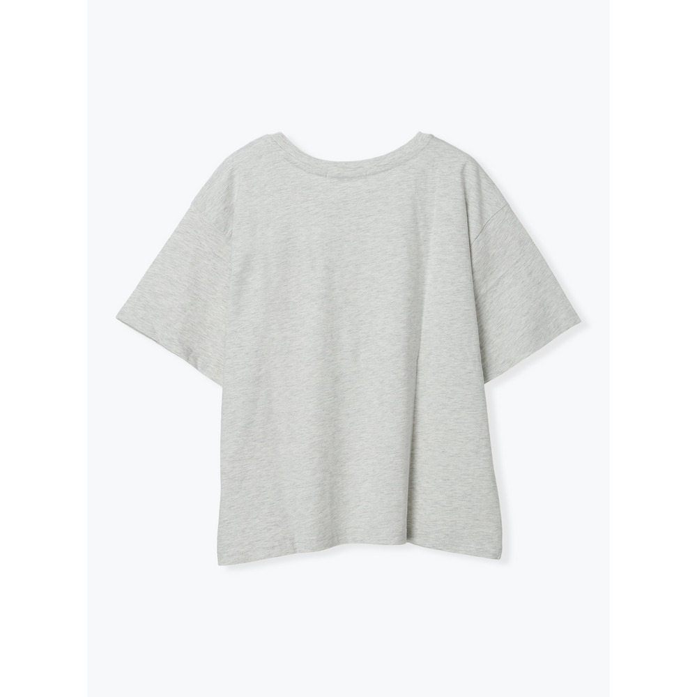 【接触冷感】ハート×ロゴ刺繍Tシャツ25