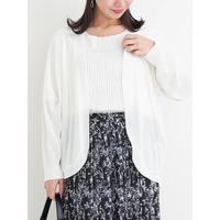 【接触冷感】ラメニットトッパーカーディガン