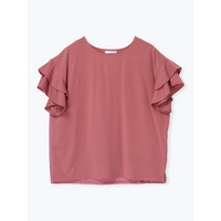 【接触冷感】袖2段フリルトップス