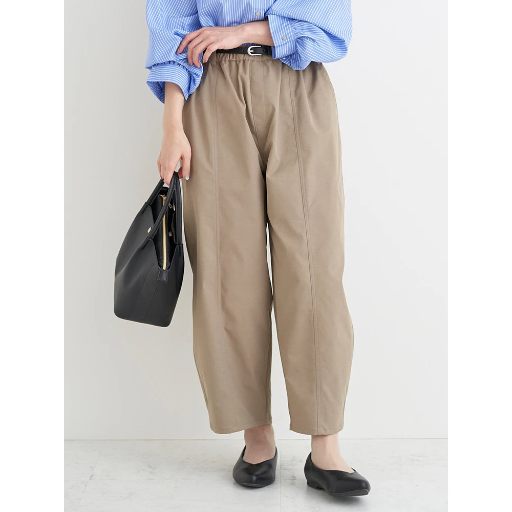 【接触冷感】ベルト付きバレルパンツ11