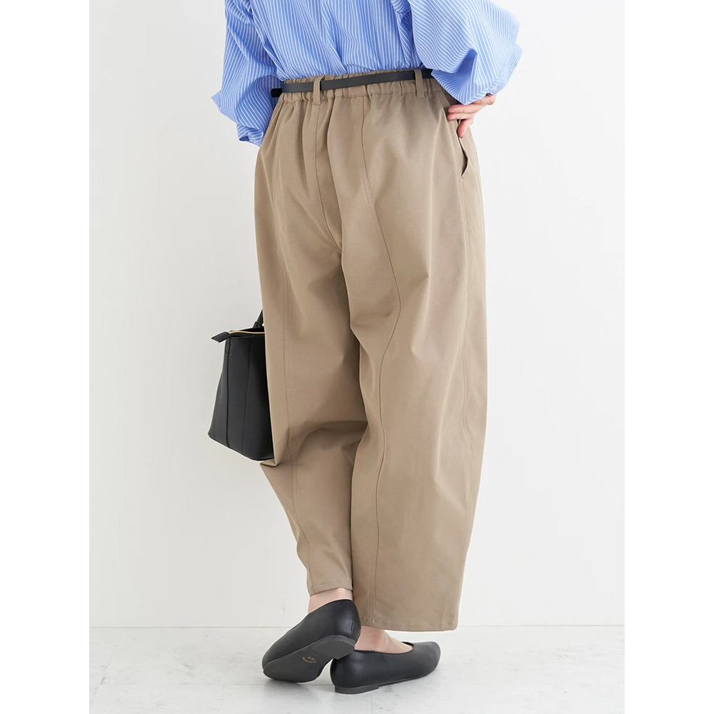【接触冷感】ベルト付きバレルパンツ14