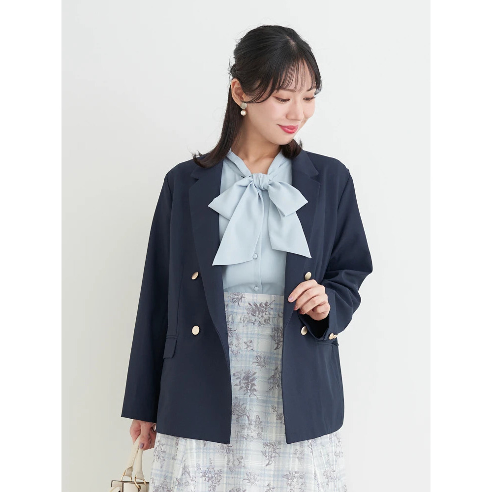 リネンライクWテーラードジャケット