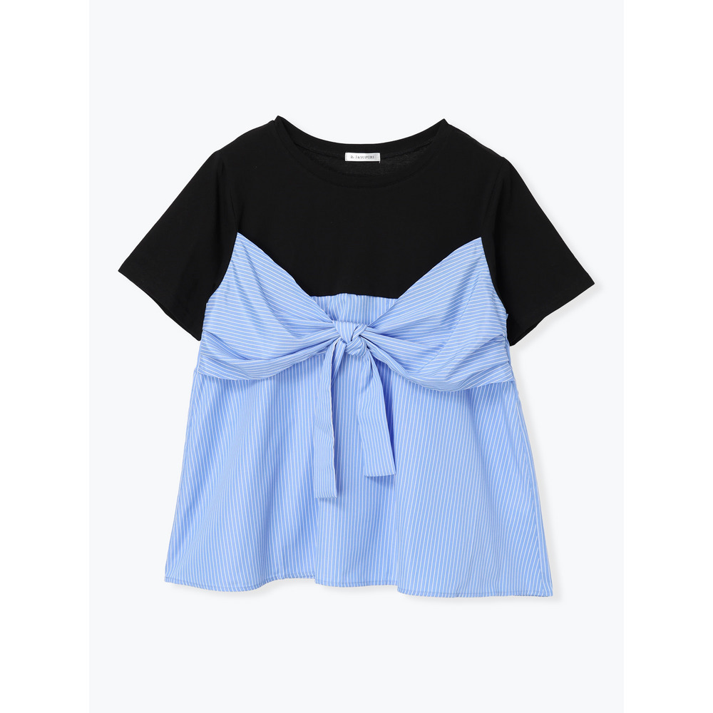 フロントリボンドッキングプルオーバー