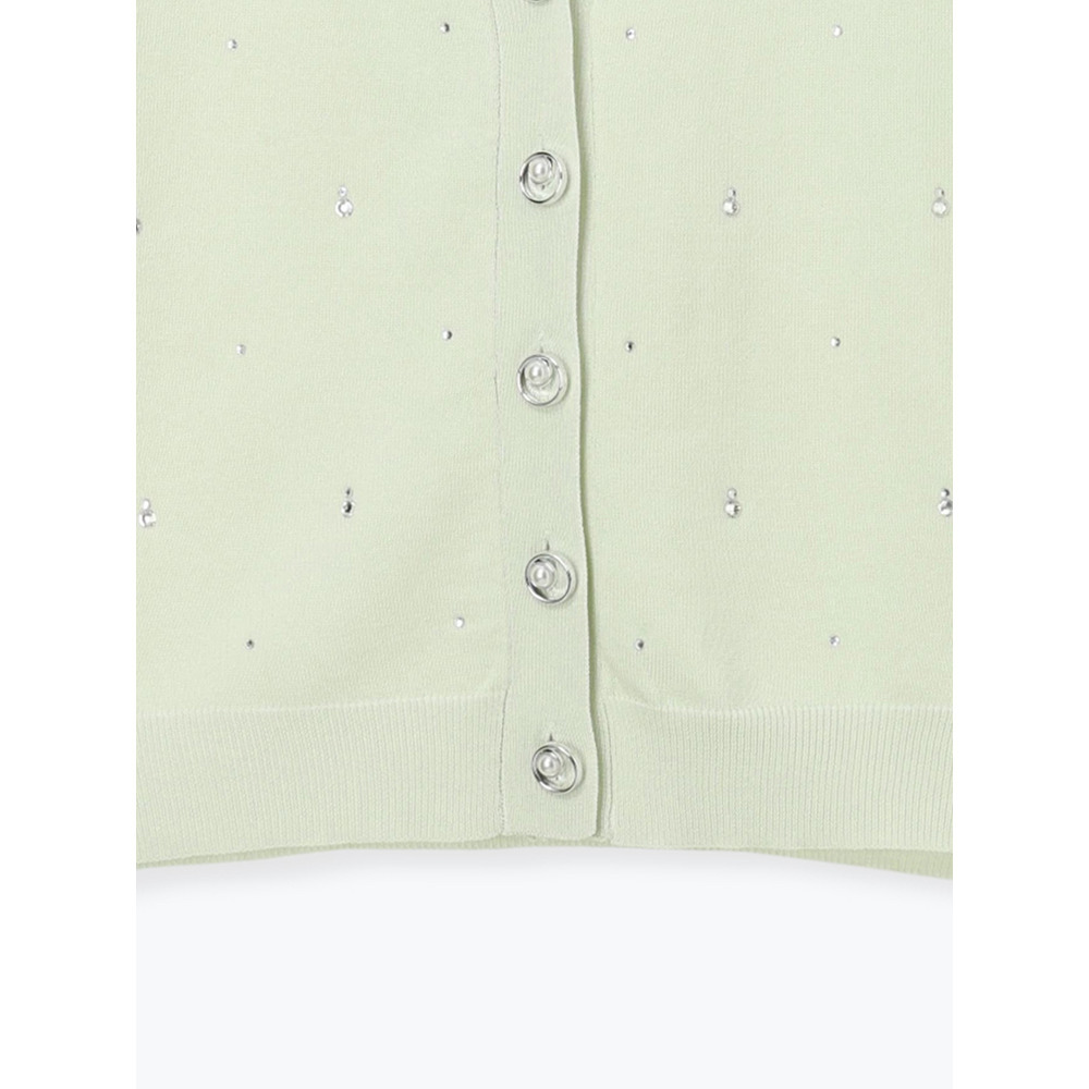 リネンライクビジューカーディガン5