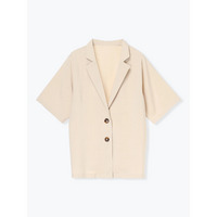 リネンライクシングルジャケット（セットアップ可）