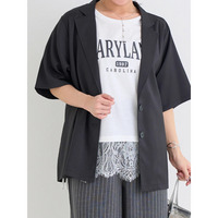 リネンライクシングルジャケット（セットアップ可）