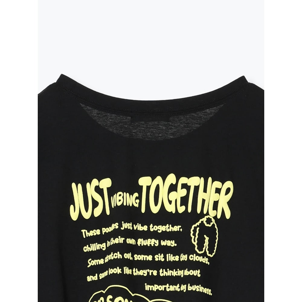 BACKプードルプリントTシャツ15