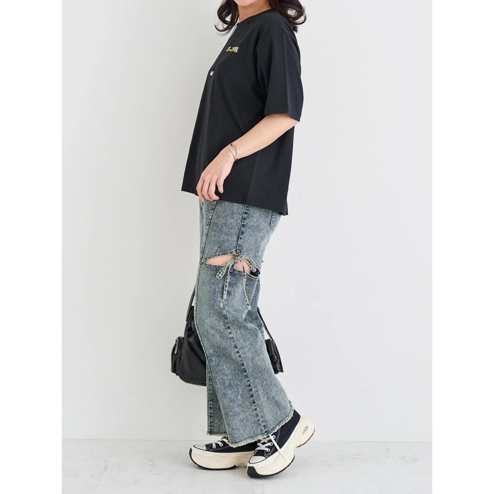 BACKプードルプリントTシャツ8