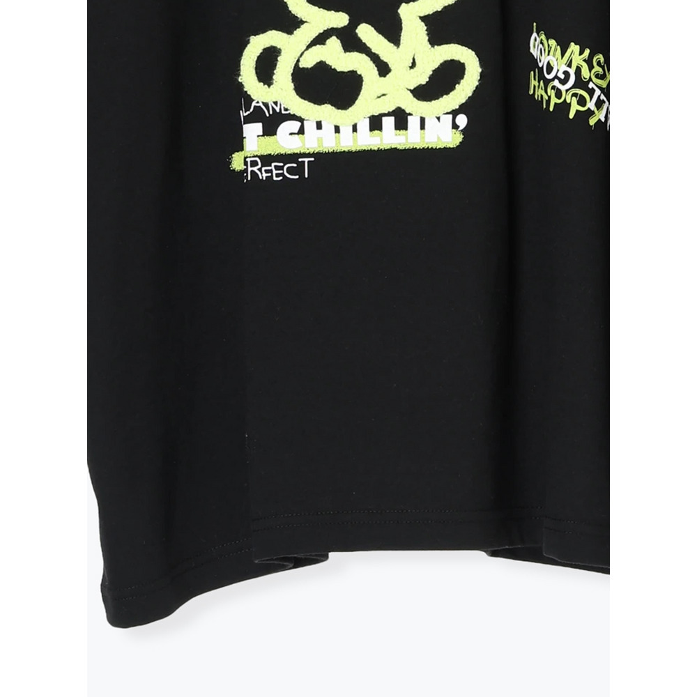 ウサギ×惑星プリントTシャツ20
