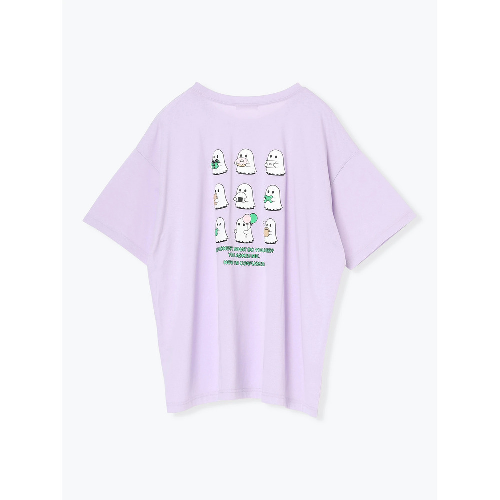 BACKオバケプリントTシャツ