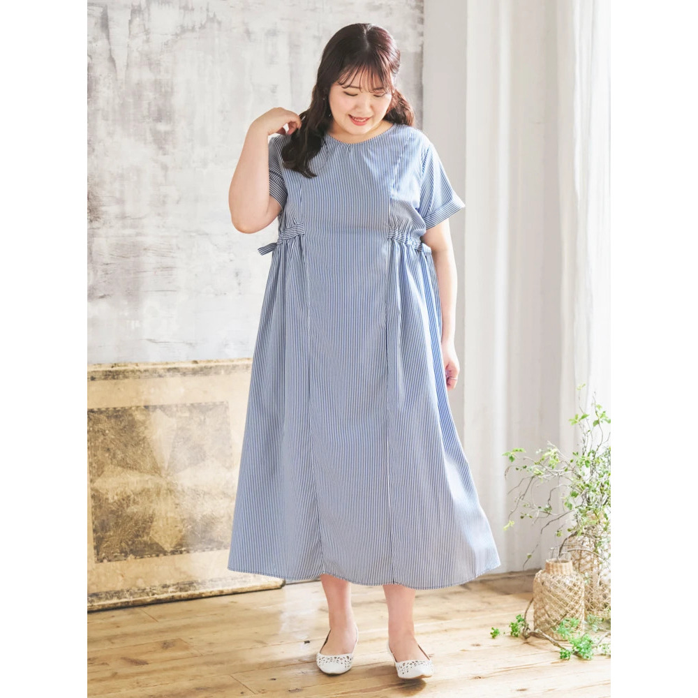 【Komachiコラボ】サイドリボンシャツワンピース