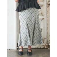 【Komachiコラボ】チェックマーメイドスカート