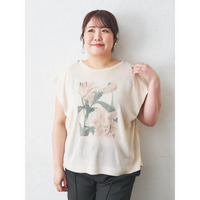 【Komachiコラボ】フラワープリントニット