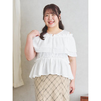 【Komachiコラボ】［4WAY］フリルプルオーバー