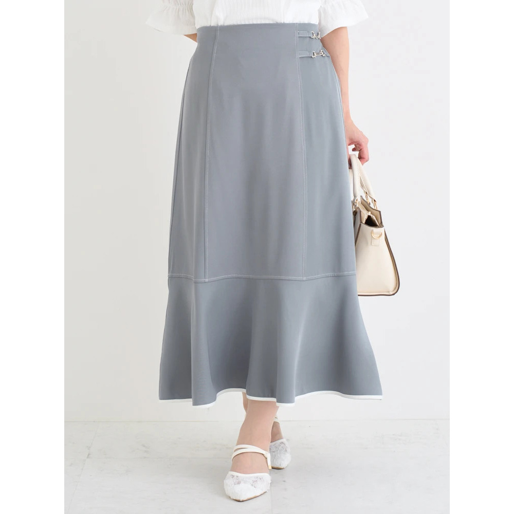 ビット付きマーメイドスカート