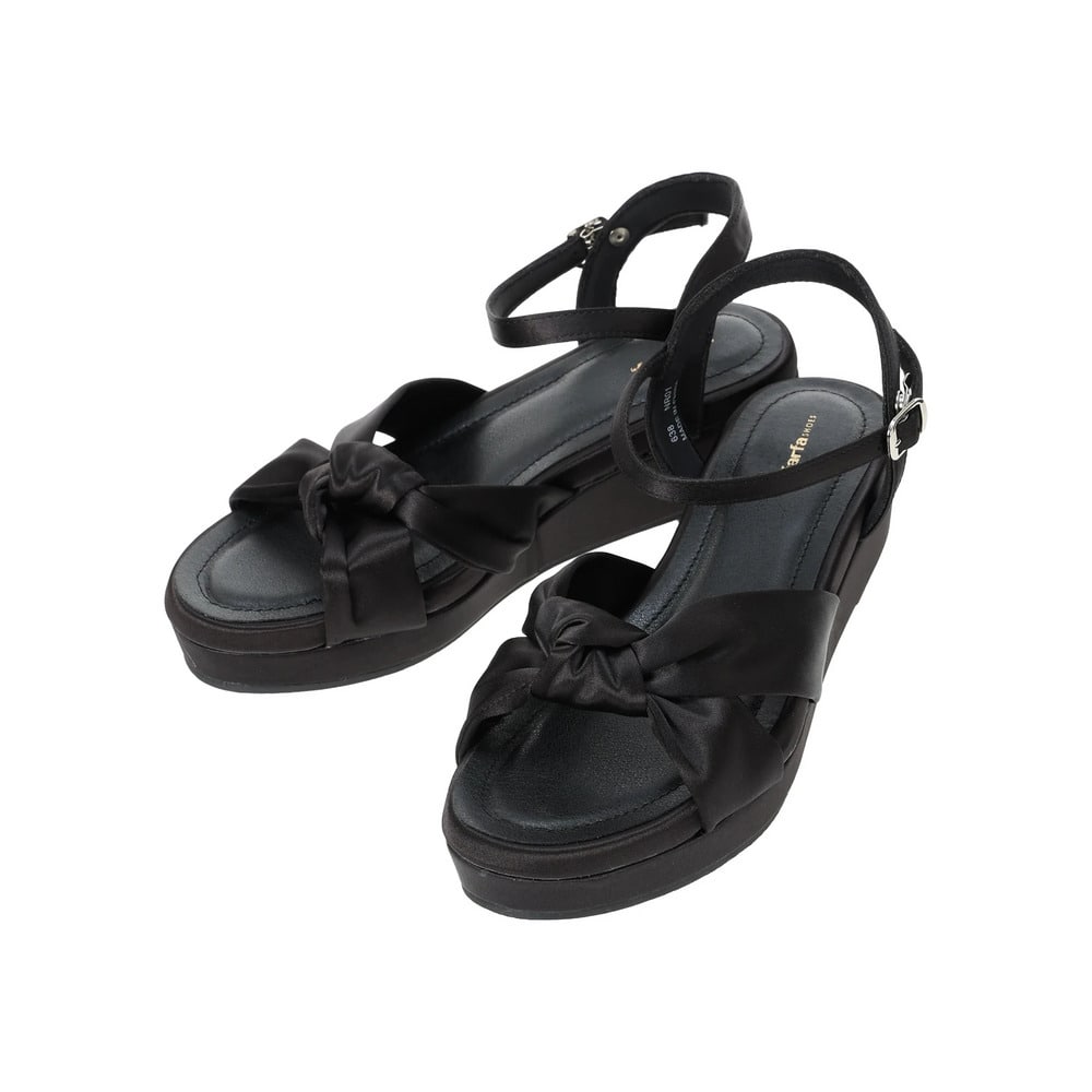 【la farfa SHOES/ラ・ファーファシューズ】リボンフラットサンダル16
