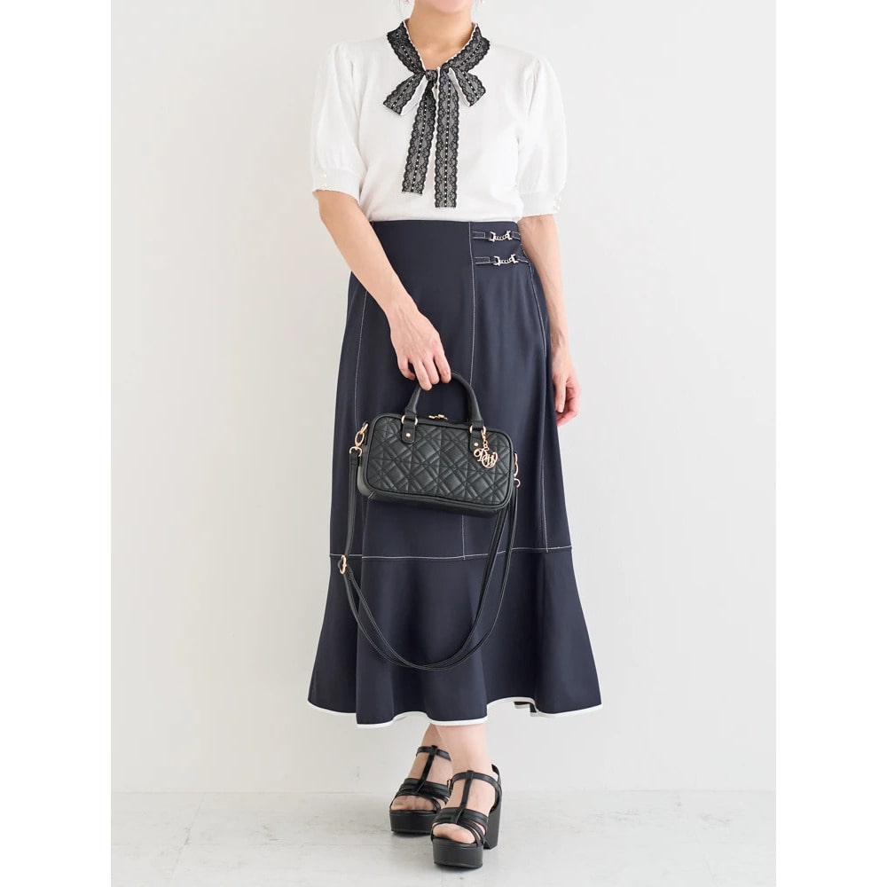 【la farfa SHOES/ラ・ファーファシューズ】ストラップウェッジソールサンダル30