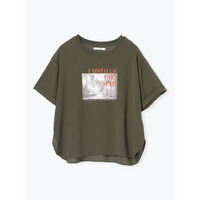シボサテン転写プリントTシャツ