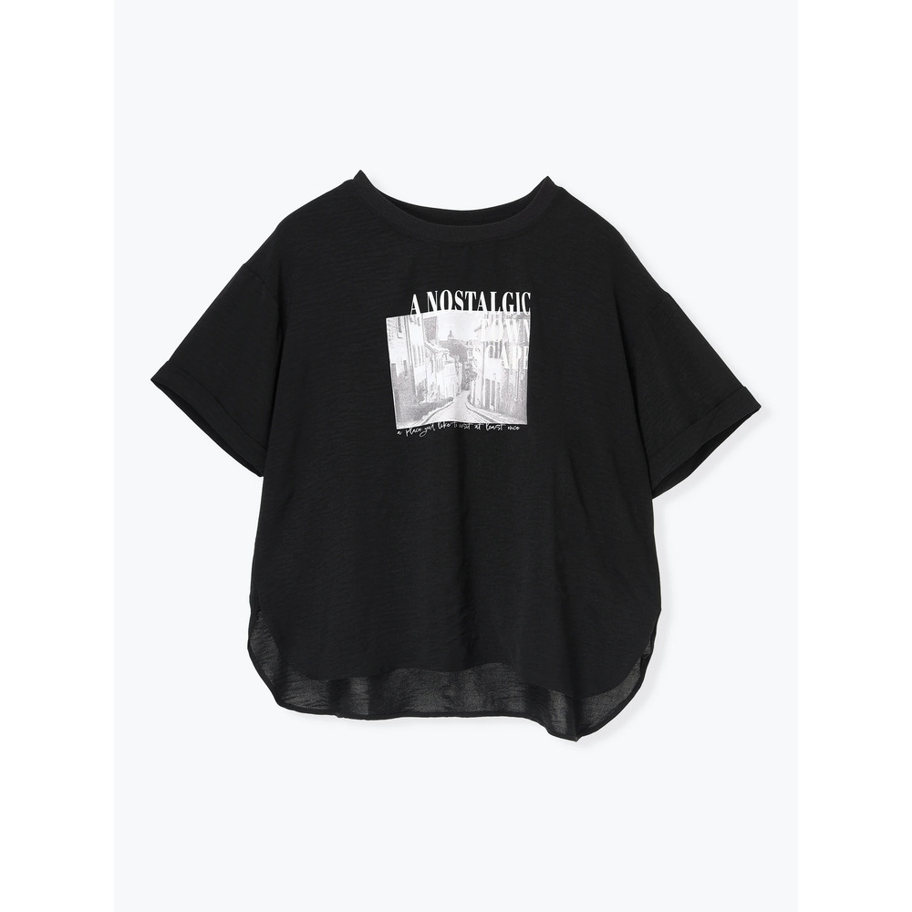 シボサテン転写プリントTシャツ10