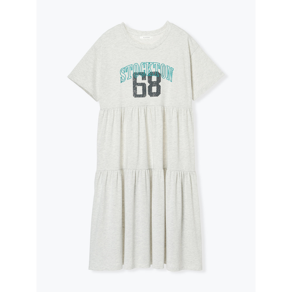 ナンバーロゴティアードワンピース