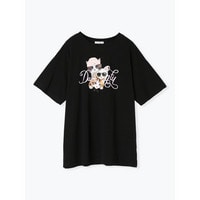 お洒落ネコプリントTシャツ