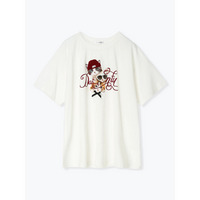 お洒落ネコプリントTシャツ