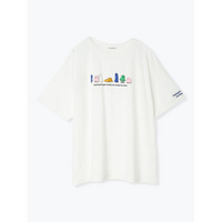 カラフルオバケ発泡プリントTシャツ