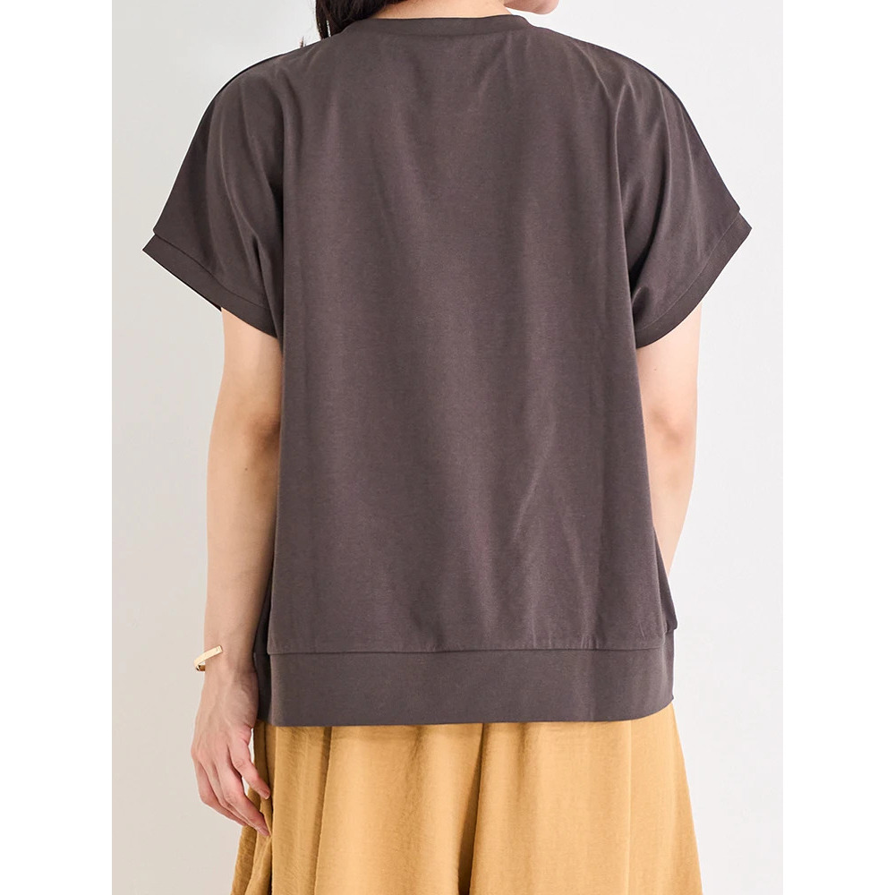 【接触冷感】ロゴ刺繍ドルマンTシャツ4