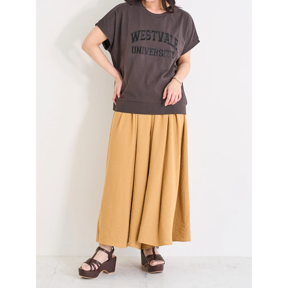 【接触冷感】ロゴ刺繍ドルマンTシャツ5