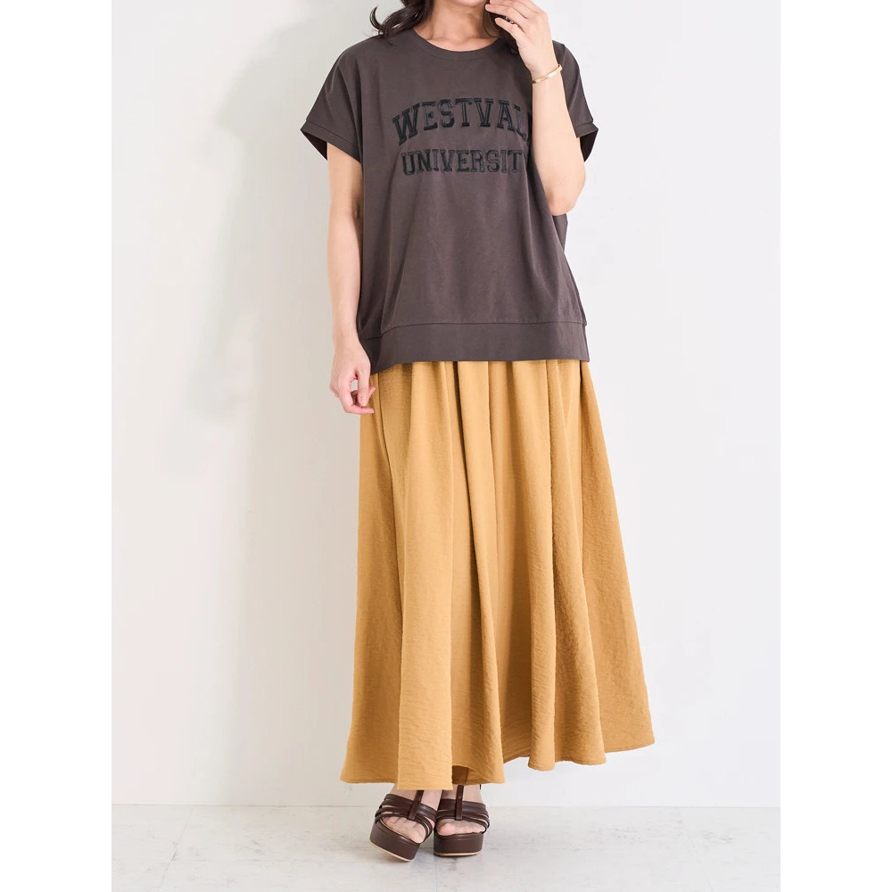 【接触冷感】ロゴ刺繍ドルマンTシャツ6