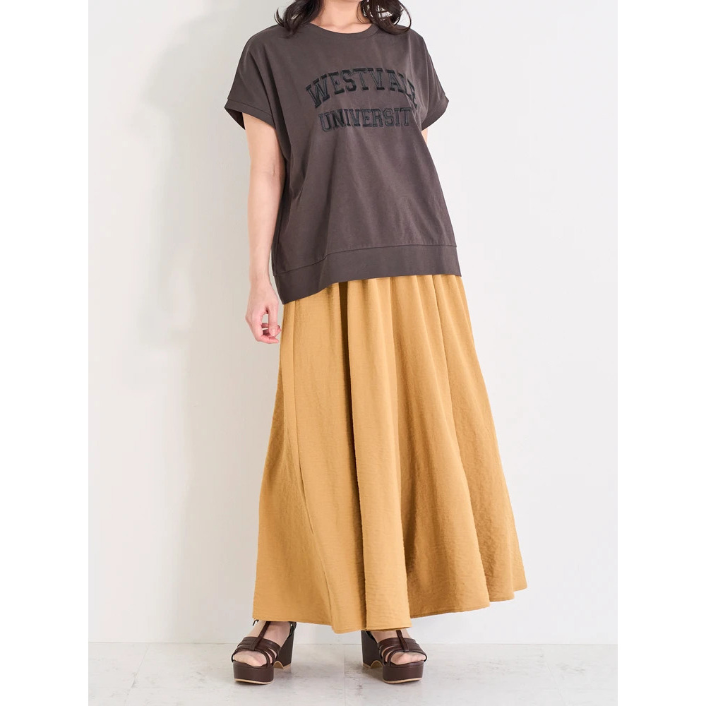 【接触冷感】ロゴ刺繍ドルマンTシャツ7