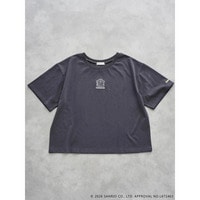 【サンリオキャラクターズ】クルーネック刺繍Tシャツ