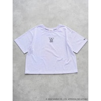 【サンリオキャラクターズ】クルーネック刺繍Tシャツ