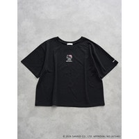 【サンリオキャラクターズ】クルーネック刺繍Tシャツ