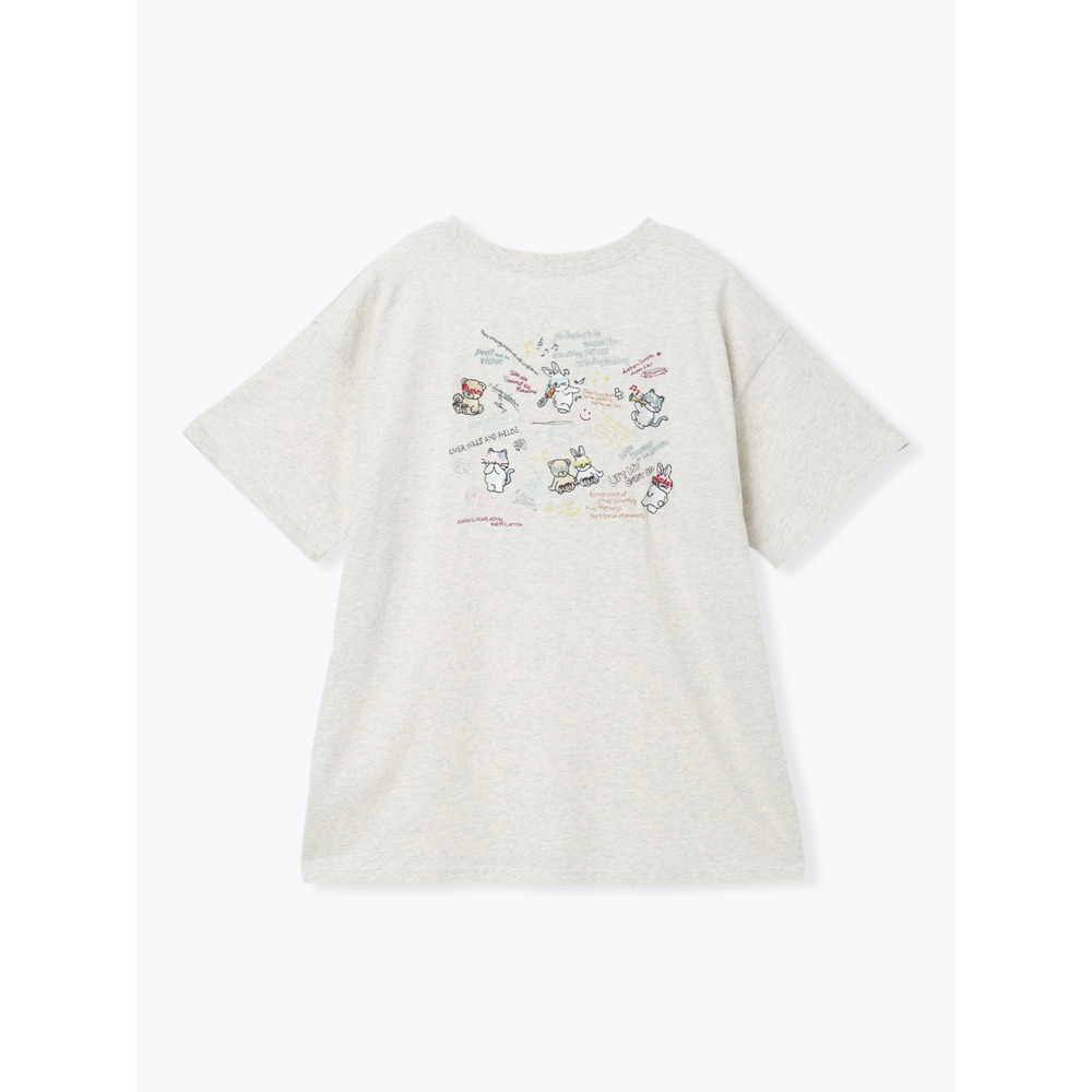 アニマル刺繍Tシャツ21