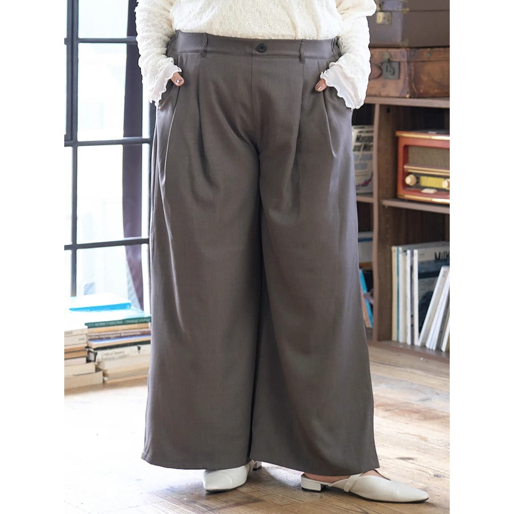 【Sasaki Mikiコラボ】タックワイドパンツ2