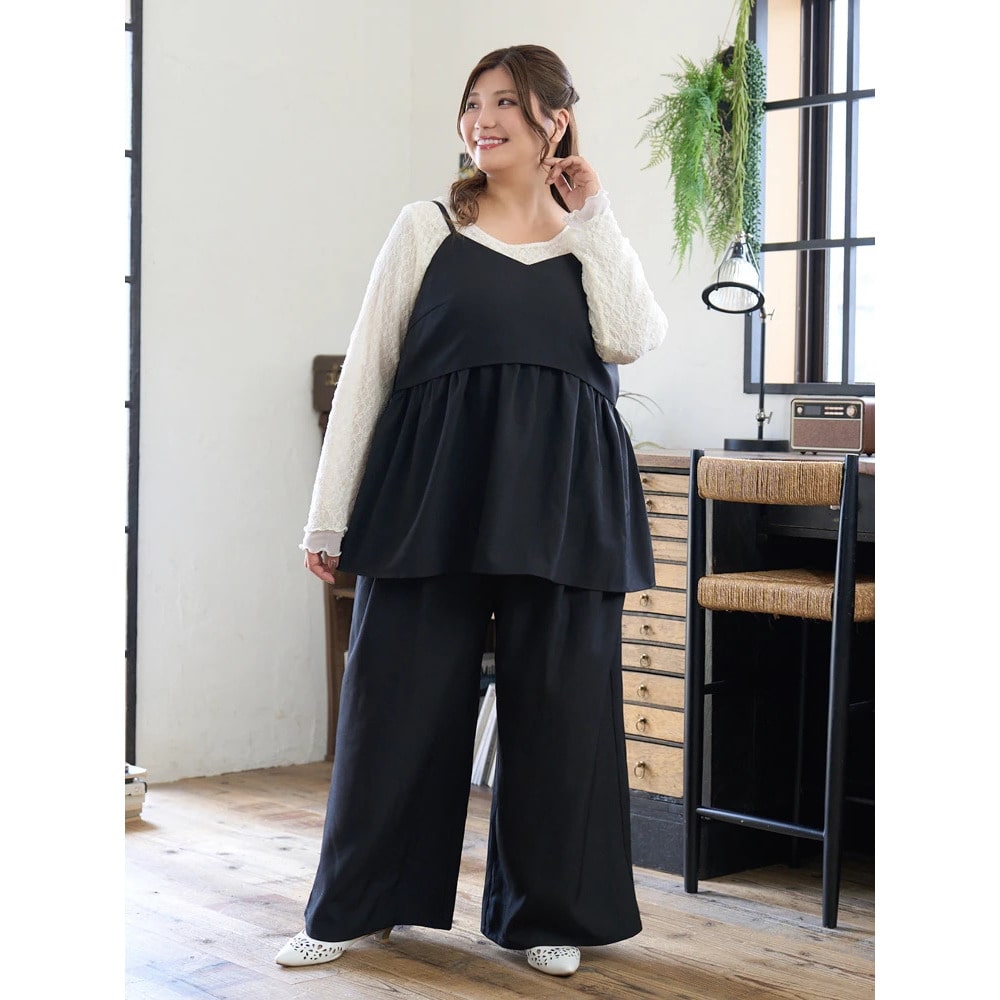 【Sasaki Mikiコラボ】タックワイドパンツ28
