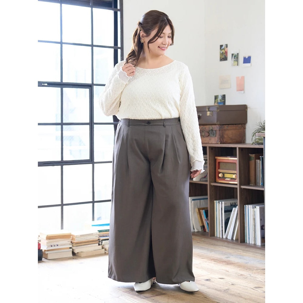 【Sasaki Mikiコラボ】タックワイドパンツ5