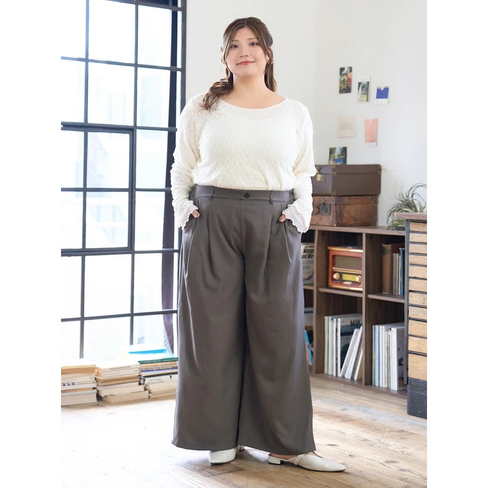 【Sasaki Mikiコラボ】タックワイドパンツ7