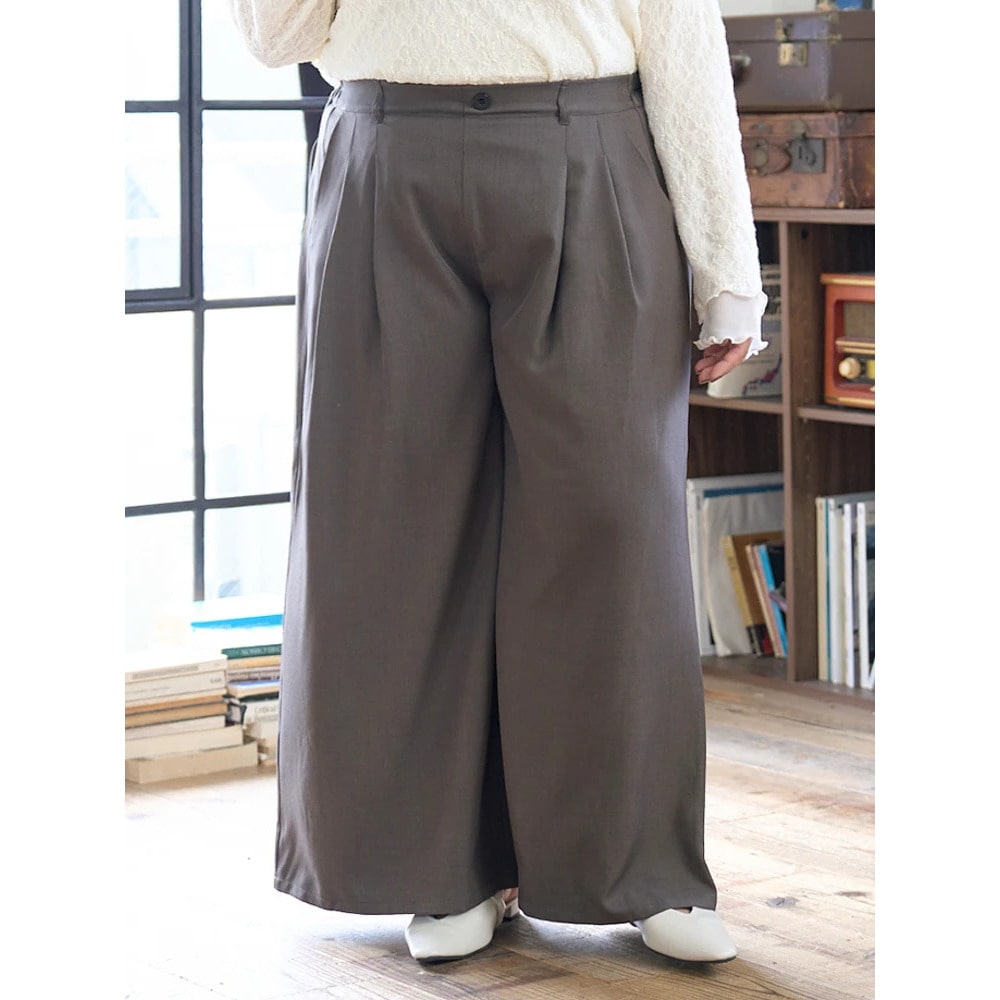 【Sasaki Mikiコラボ】タックワイドパンツ1