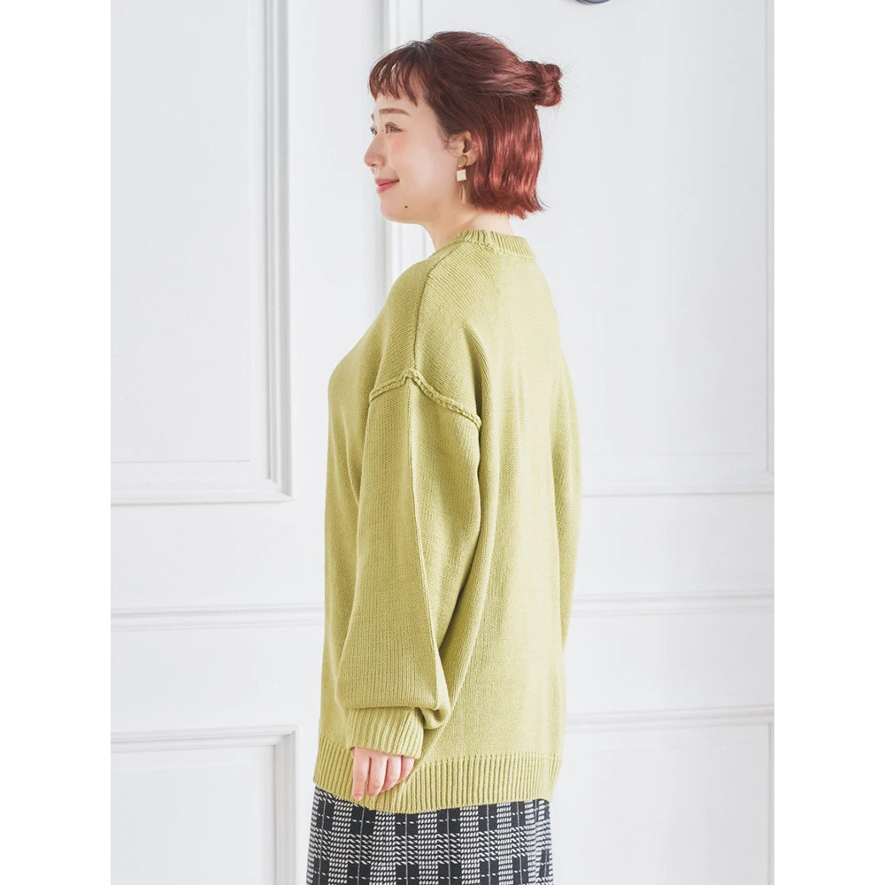 配色ニットプルオーバー3