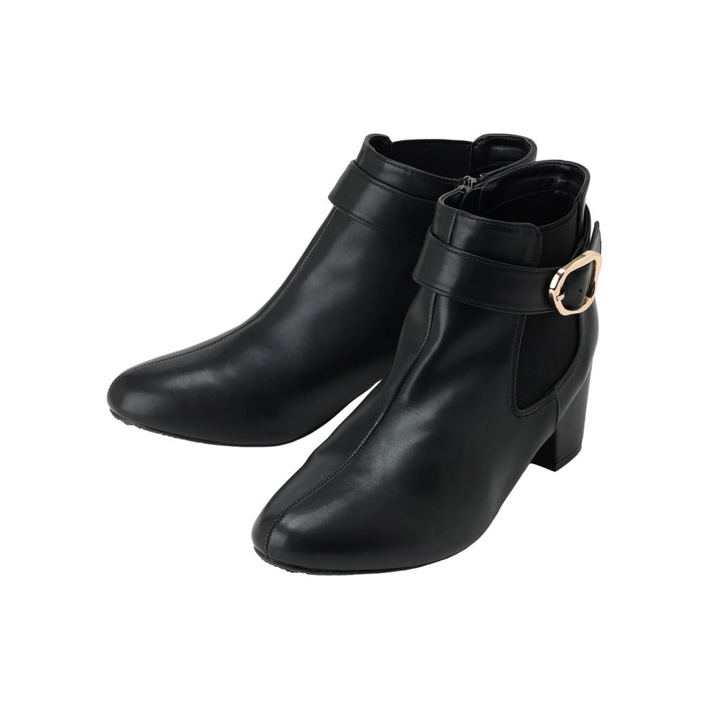 【la farfa SHOES/ラ・ファーファシューズ】バックルサイドゴアブーツ1