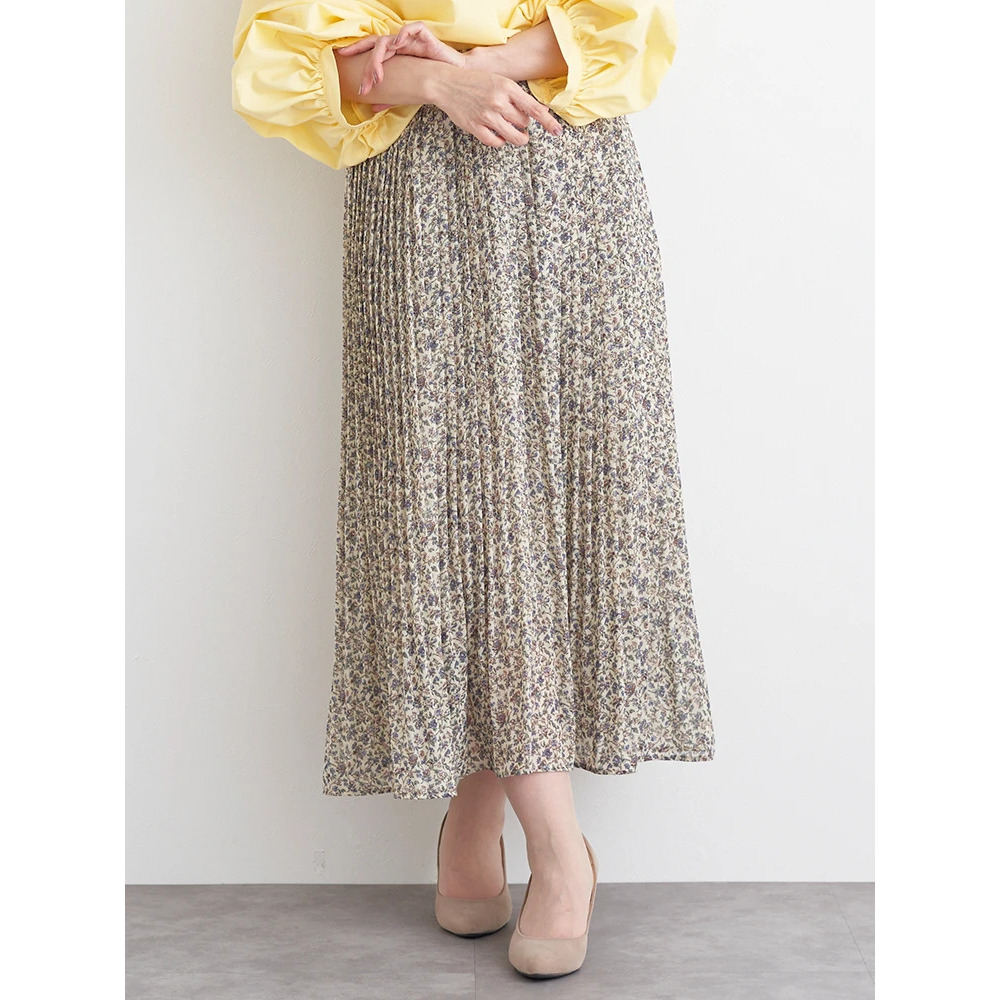 花柄アソートプリーツスカート