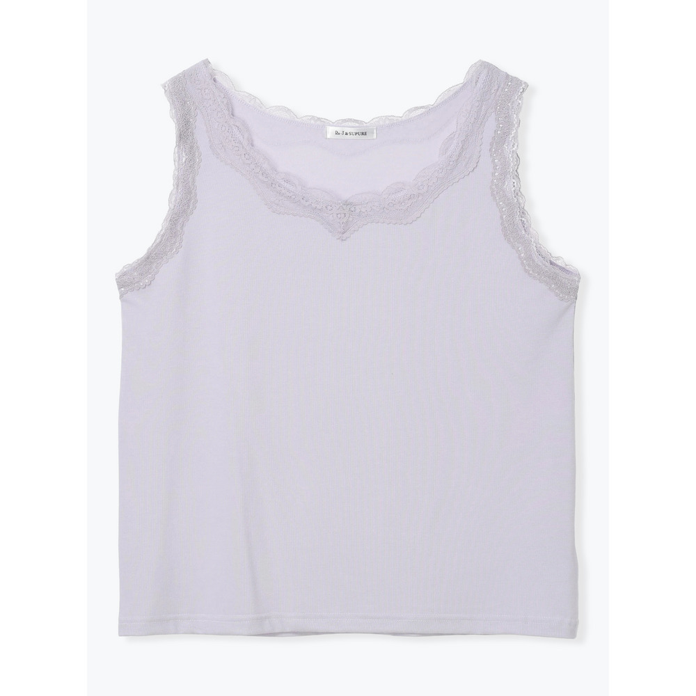 【接触冷感】レースタンクトップ