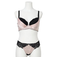 【脇高】[D85-I95］ジャガードレーシーブラ＆ショーツ(モールドカップ)