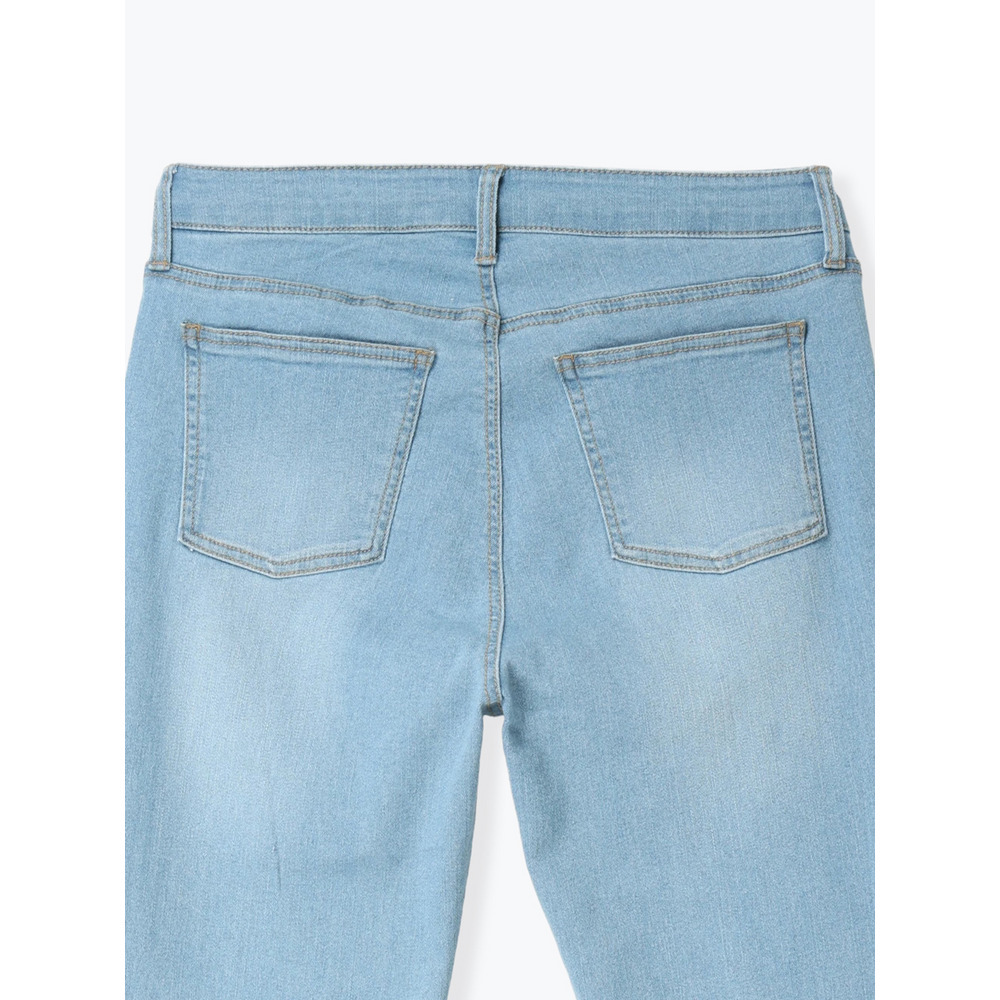 【接触冷感】COOL TOUCH クロップドデニムパンツ23