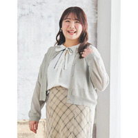 【Komachiコラボ】ラメシアークルーカーデ